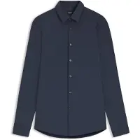 BOSS Camisa clássica 'Hank' navy