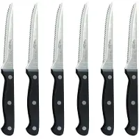 Supreme Conjunto De Facas Serrilhadas 11 Cm 6 Peças