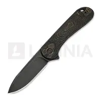 We Knife Navalha Elementum, Bronze Titanium, Black Stonewash