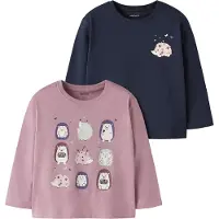 Name it Camisola 'NMFVEEN' navy / roxo / lilás / branco