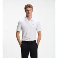 BOSS para homem. 50570015 Polo Rank 3 branco (3XL), Casual, Algodão, Manga curta