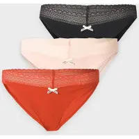 HUGO Cueca rosé / vermelho fogo / preto