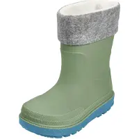 Playshoes Bota de borracha azul / cinzento claro / oliveira