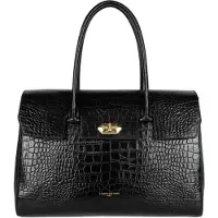LANCASTER PARIS Shopper 'Exo' preto