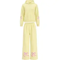 Imily Bela Fato de jogging amarelo claro / rosa claro