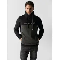 KOROSHI Sweatshirt cinzento / preto