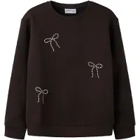 Name it Sweatshirt 'NKFRIGA' castanho escuro / prata