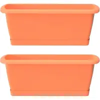 Wellhome Vaso De Plantas Respana 59x18.4x14.5cm 2 Unidades