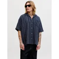 Jack & Jones Camisa De Manga Curta Ebradley Striped Resort