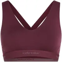 Icebreaker Soutien de desporto 'Cool-Lite Sprite' vermelho vinho