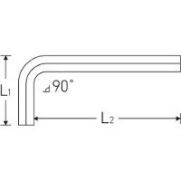 Stahlwille Chave Allen 10760 17 Mm 160 Mm