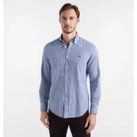 HARMONT & BLAINE para homem. CRR001013486M Camisa pata de galo azul (L), Casual, Algodão, Clássico, Manga comprida