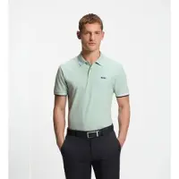 BOSS para homem. 50554583 Polo GOC Chip Paddy turquesa (XL), Casual, Algodão, Manga curta