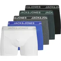 Jack & Jones Boxers 'JACBLACK FRIDAY' azul real / acinzentado / verde escuro / preto / branco
