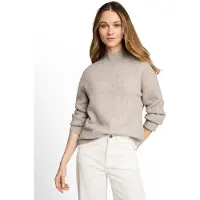 Tom Tailor DENIM Pullover bege mosqueado