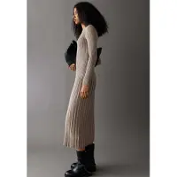 Pepe Jeans para mulher. PL9537914 Vestido Anna bege (L), Casual, Algodão, Manga comprida