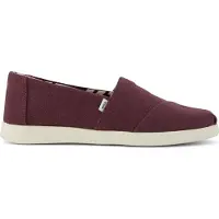 Toms Sapato Slip-on 'Heritage' vermelho escuro
