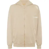 Plein sport Casaco em moletão bege / branco