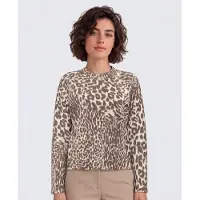 GUESS Pullover 'HELEN' bege / castanho / castanho claro
