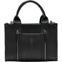 Pepe Jeans para mulher. PL0300219 Bolsa a tiracolo Zadie Maze preta (OSFA), Preto, Casual, Poliuretano