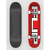 Flip Skateboard Square Logo Red 8.0´´x31.85´´