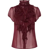 Saint tropez Blusa 'Lilja' bordeaux