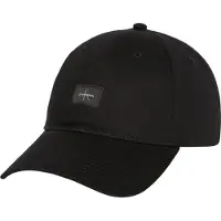 Calvin Klein Boné 'Monologo Label Baseball' preto