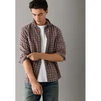 Pepe Jeans para homem. PM3091455 Camisa Rebay laranja (L), Casual, Algodão, Manga comprida