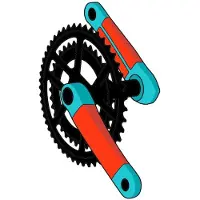 RideWrap Adesivos De Proteção De Manivela Mtb