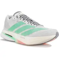Adidas Sapatilha de corrida 'Adizero Boston 13' cinzento / lima