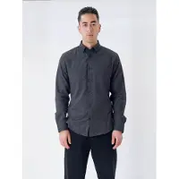 TeeShoppen Camisa ' Flannel ' cinzento escuro