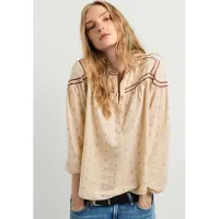 Pepe Jeans para mulher. PL3051580 Blusa Jaila branco sujo (M), Casual, Algodão, Manga comprida
