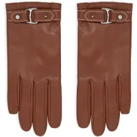 Ralph Lauren Luvas com dedos castanho