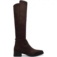 Michael Kors para mulher. 40F6LXMB1S Botas Lex chocolate (38), Marrom, Tecido, Plano, Nenhum, Casual