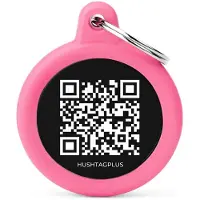 My Family Etiqueta De Identificação Para Animais De Estimação Qr Circle
