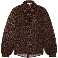 Garcia Blusa caramelo / chocolate / castanho escuro