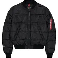 Alpha industries Casaco Acolchoado Ma-1 Logo