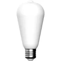 Creative Cables Lâmpada Led Porcelain Effect Cri 95 St19 8.8w 600lm E26 120v 2700k Dimmable P02
