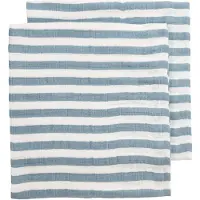 Meyco Baby Musselina Fat Stripe 70x70 Cm 2 Unidades