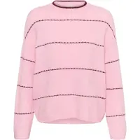 Kaffe Pullover 'KAElloisee' cor-de-rosa / vermelho vinho