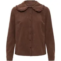 Kaffe Blusa castanho de castanha