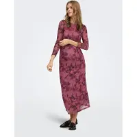 ONLY Maternity Vestido 'OLMJungle' vermelho / borgonha / vermelho escuro