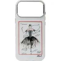 Karl Lagerfeld Capas para smartphones mistura de cores / branco