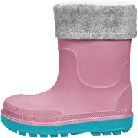 Playshoes Bota de borracha acinzentado / orquídea