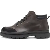 Rylko Botas com atacadores chocolate / preto