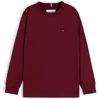 Tommy Hilfiger Camisola 'ESSENTIAL' vermelho escuro