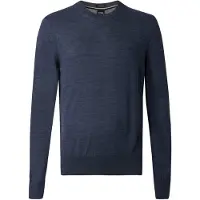 BOSS Pullover 'Leno' azul escuro