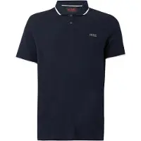 GUESS para homem. M6YP47K4898 Polo Técnico Premium marinho (M), Casual, Algodão, Manga curta