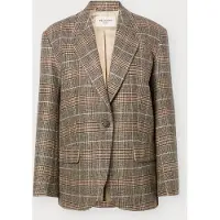 Weekend Max Mara Blazer 'FEBO' camelo / petróleo / vermelho escuro / preto
