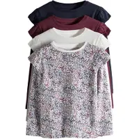 The Set Camisola navy / azul claro / vermelho vinho / branco
